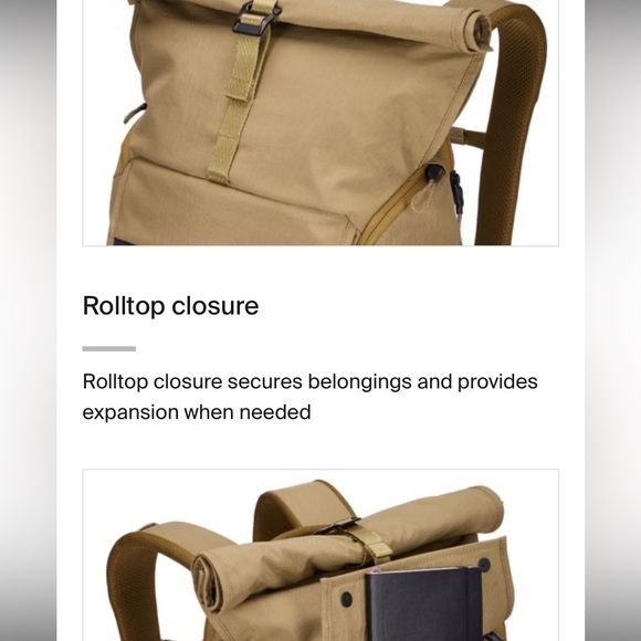 Thule Paramount
laptop backpack 24L Nutria brown - Picture 10 of 15